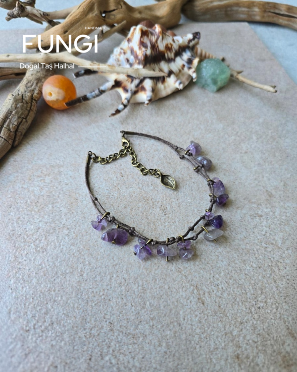 fungi dogal tas halhal violet moon
