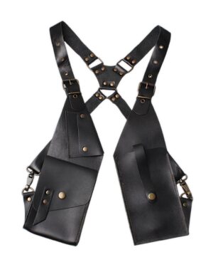 fungi holster hakiki deri vucut cantasi siyah 01