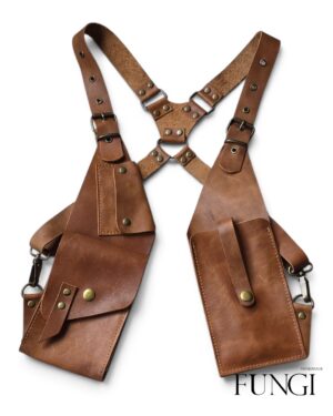 fungi limited holster hakiki deri vucut cantasi eskitme taba 01