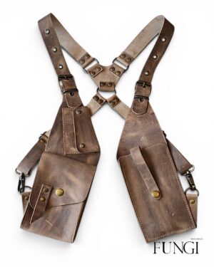 fungi limited holster hakiki deri vucut cantasi eskitme toprak vizon 01