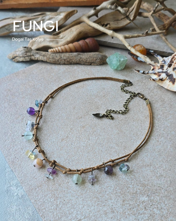 fungi dogal tas kolye elysia
