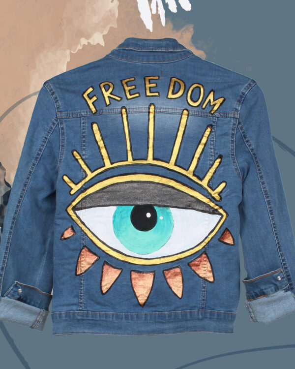fungi el cizimi denim ceket freedom (4)