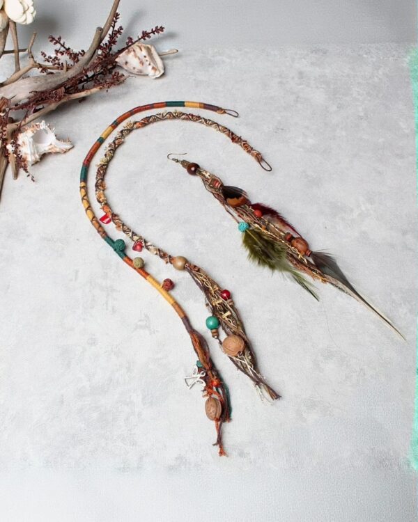 fungi hair wrap set earth ritual